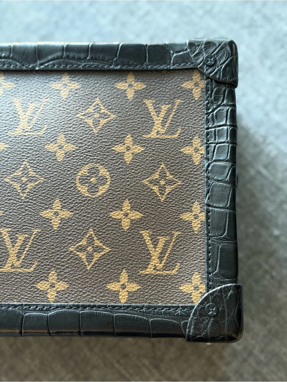 Louis Vuitton Monogram Leather Trunk Crossbody Bag